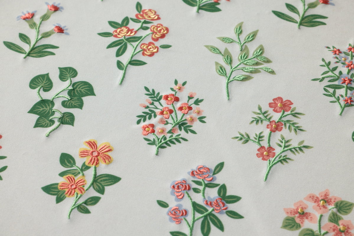 Rifle Paper Co. x Loloi Hawthorne Mint Wall Art, Wall Hanging, 25" length x 25" width View 3