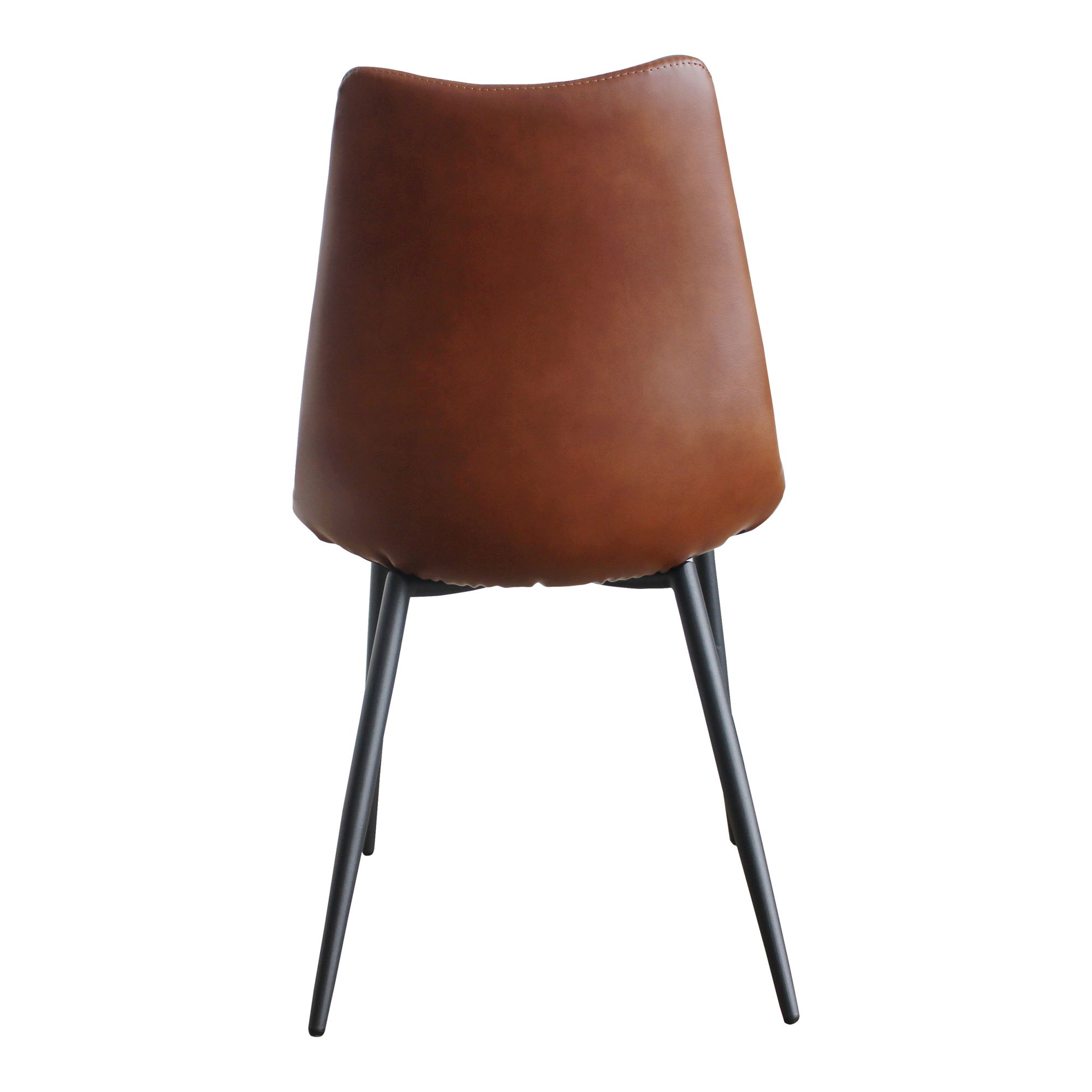 Alibi Dining Chair Brown - Set Of Two, by Moe's Home, 18" width x 33" height x 20" depth View 6