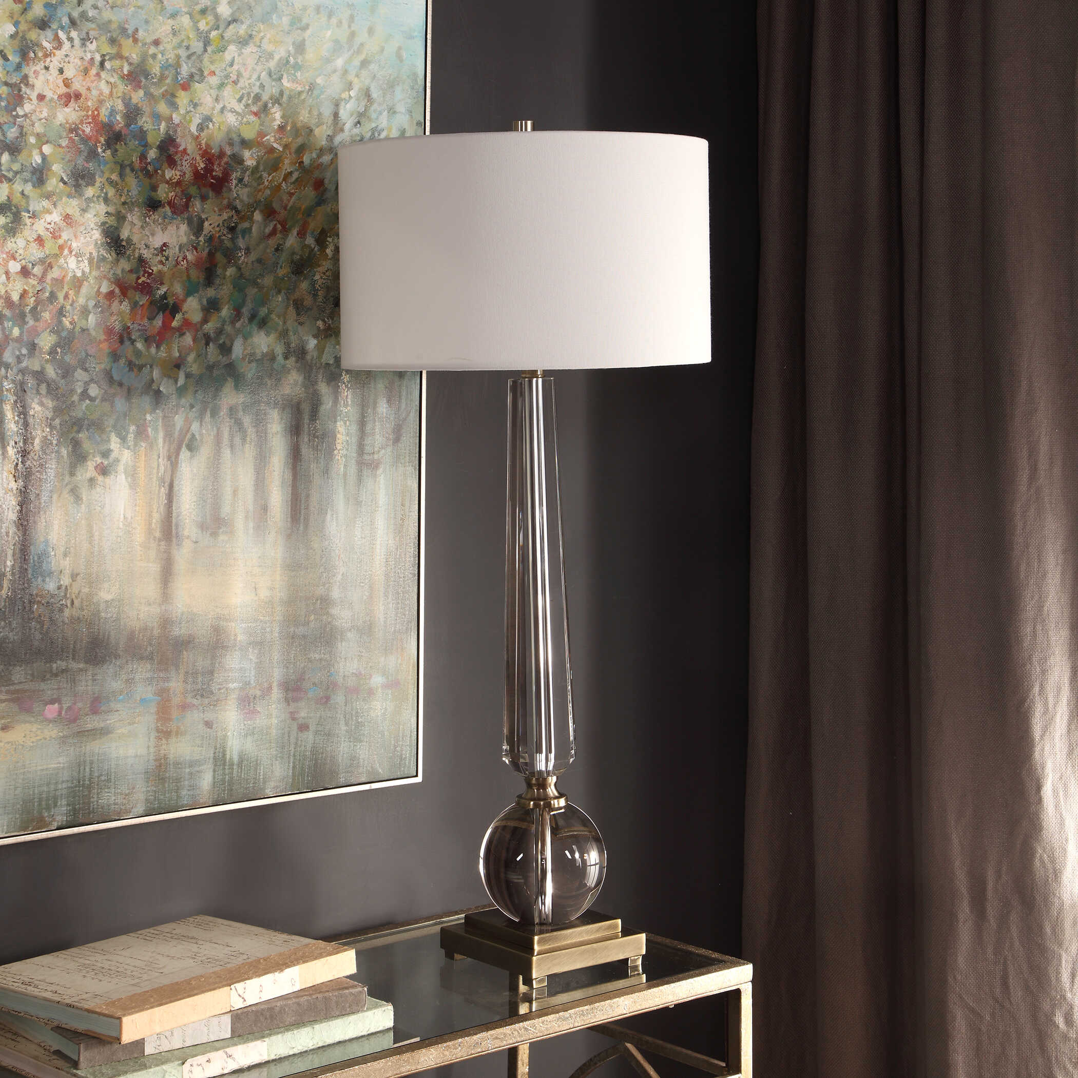 Crista Crystal Lamp large image 