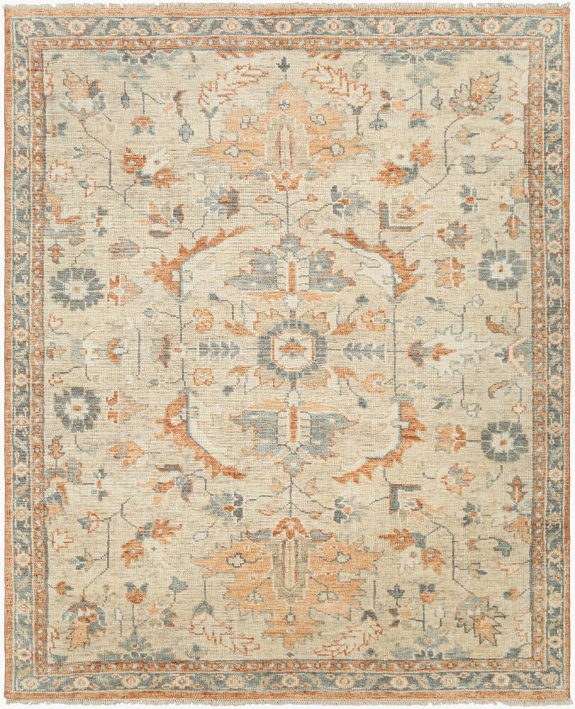 Biscayne Handmade Rug, by Surya, 1'6" length x 1'6" width
