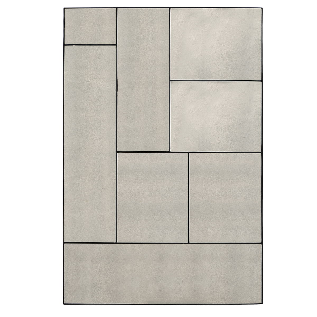 Puzzle Piece Oversized Mirror, by Uttermost, 40" width x 60" height x 1" depth View 1