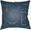 Modern Circles Accent Pillow, Decorative Pillow by Surya, 16" length x 16" width thumbnail