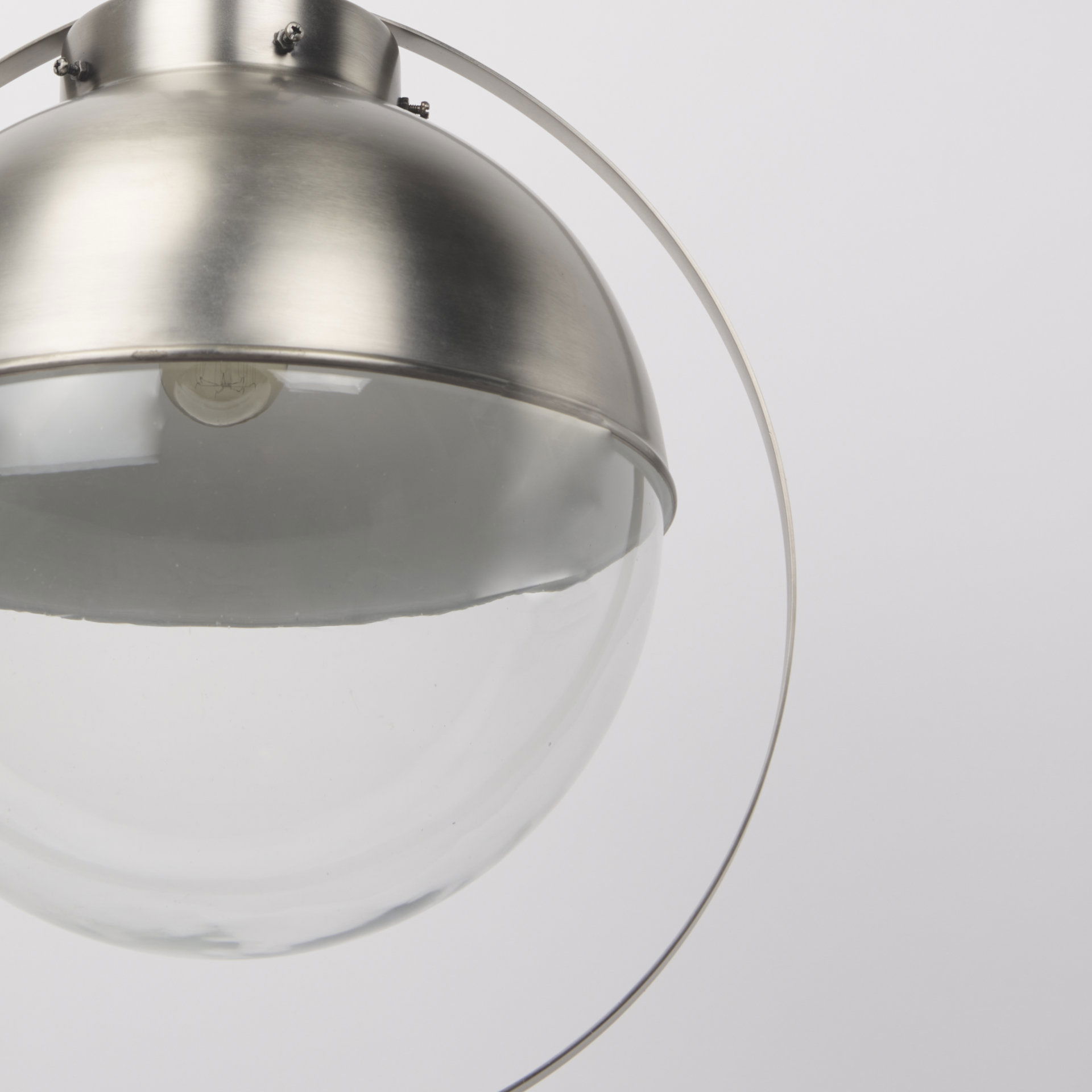 Leighton  Antique Nickel Pendant Light large image 
