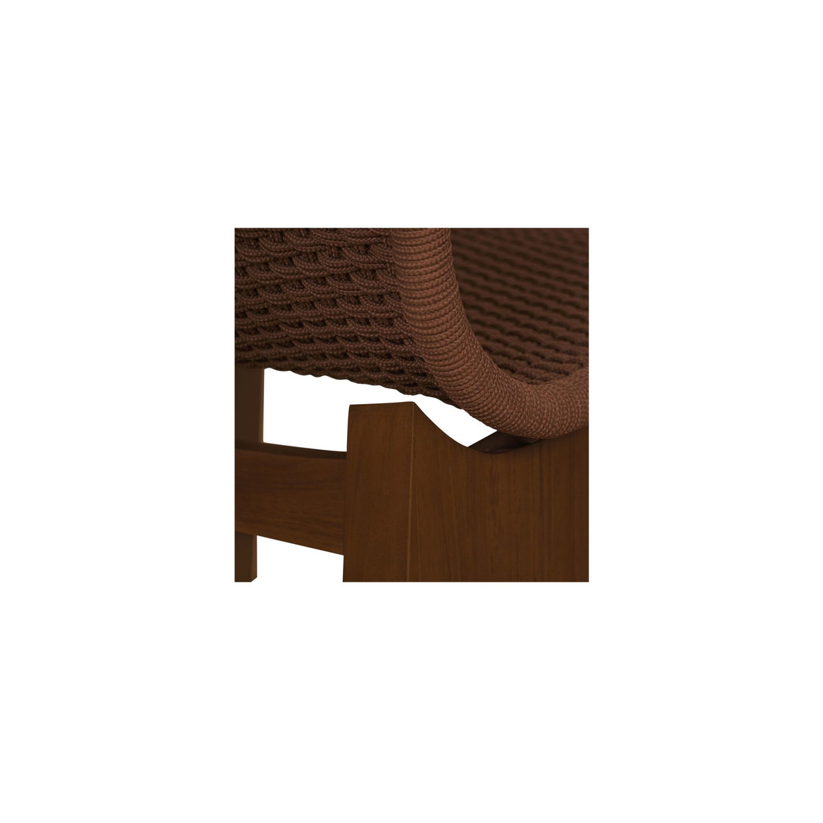 Savanna Outdoor Accent Chair Brown, Outdoor Chair by Moe's Home, 2'2.8" width x 2'6.9" height x 2'6.3" depth View 6