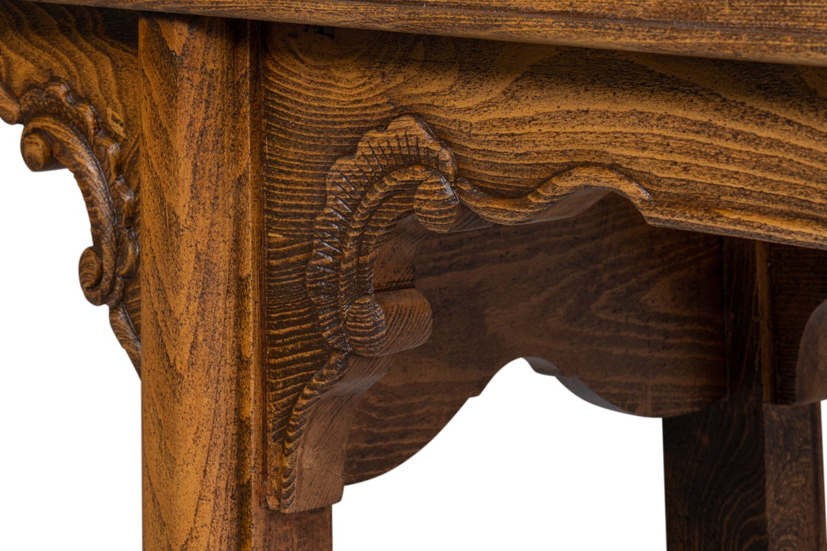 Equestrian Console Table, by Sarreid, 1'3" length x 6'4" width x 2'8" height View 5