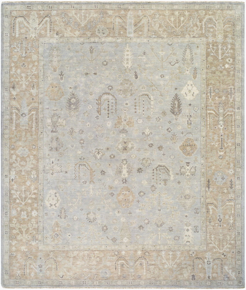 Normandy Handmade Rug, by Surya, 1'6" length x 1'6" width