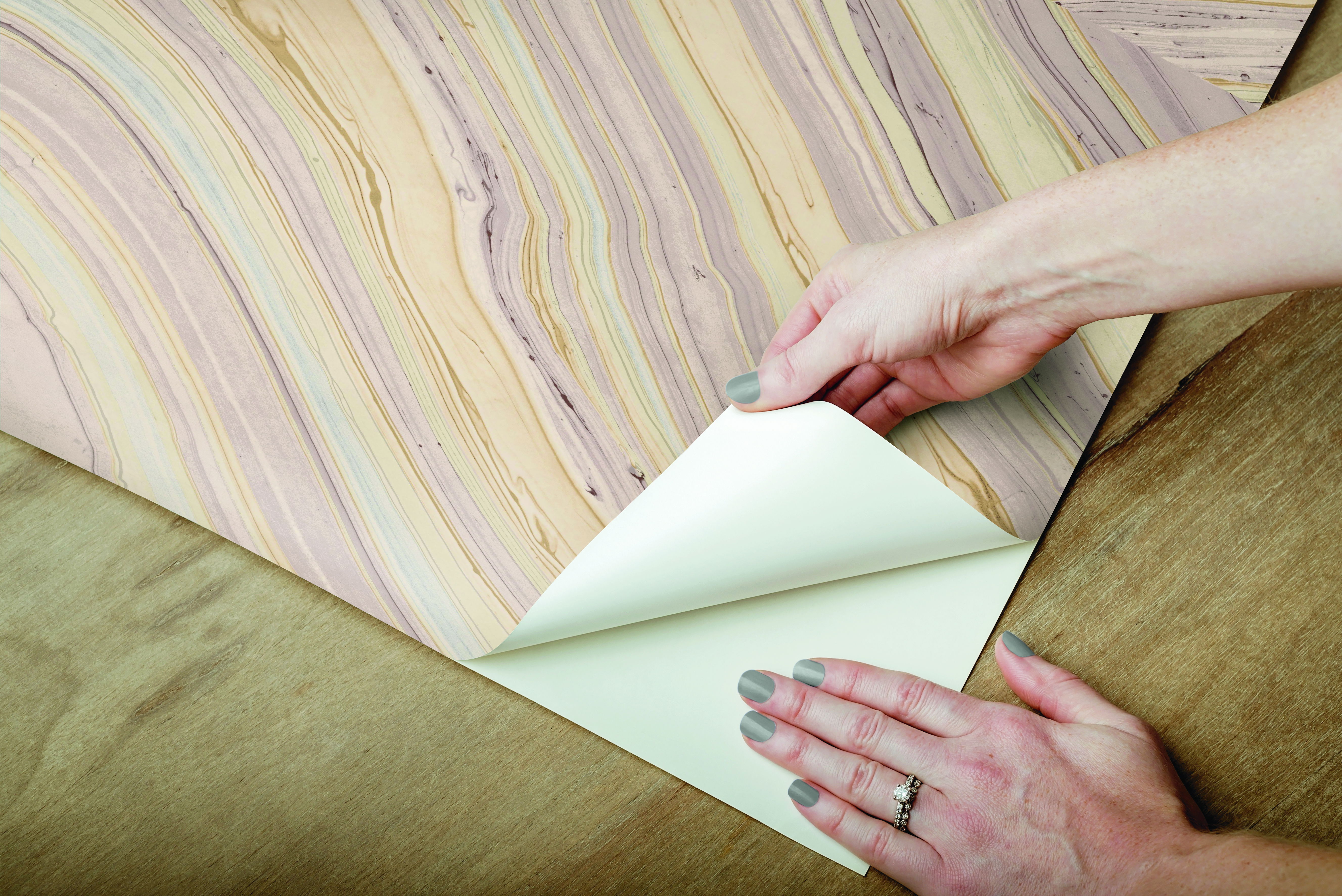Onyx Purple Peel & Stick Wallpaper large image 