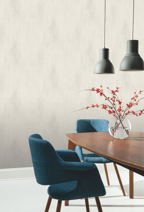 Stucco Finish White Wallpaper