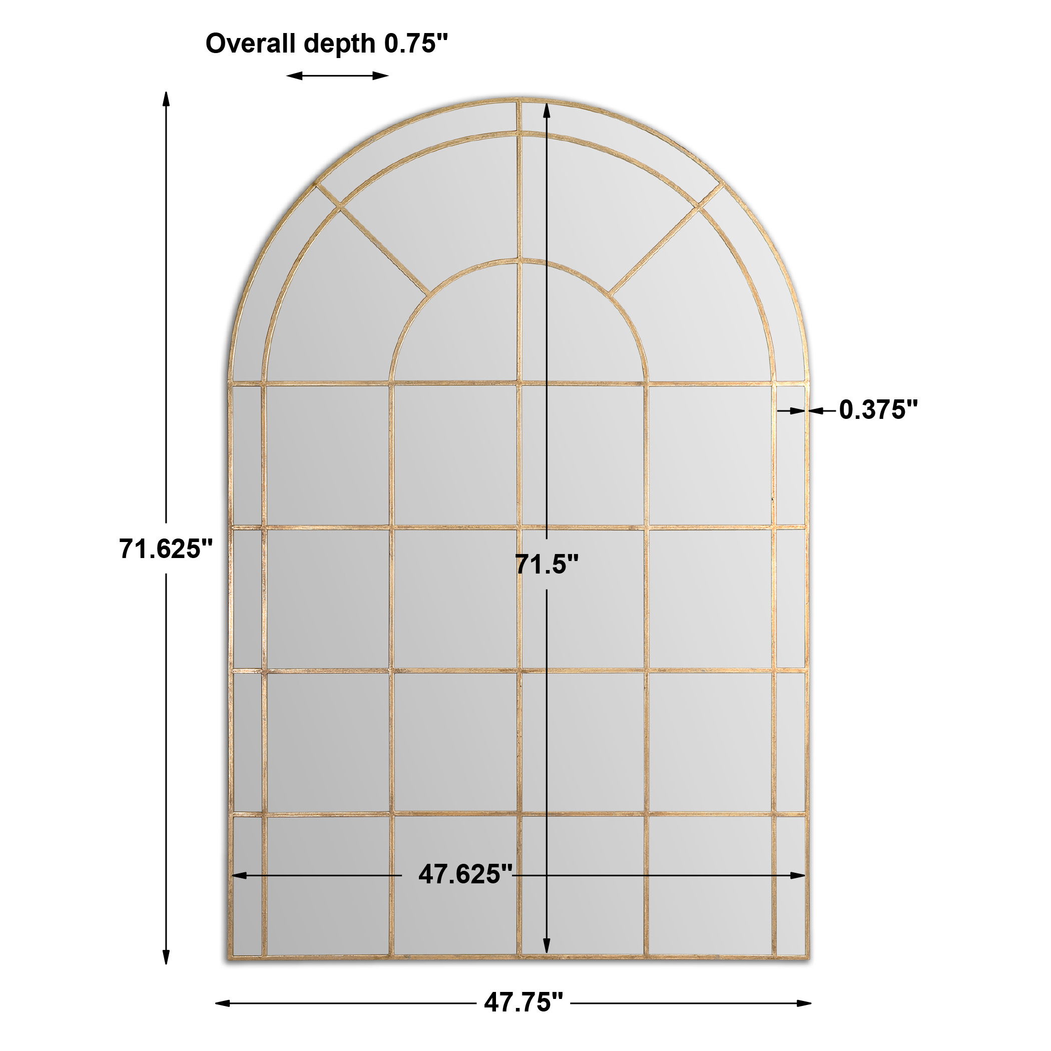 Grantola Arched Mirror large image 