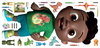 Cocomelon Cody Giant Peel & Stick Wall Decals, by York Wall, 1'4.8" length x 3'0.5" width x 0.02" depth thumbnail