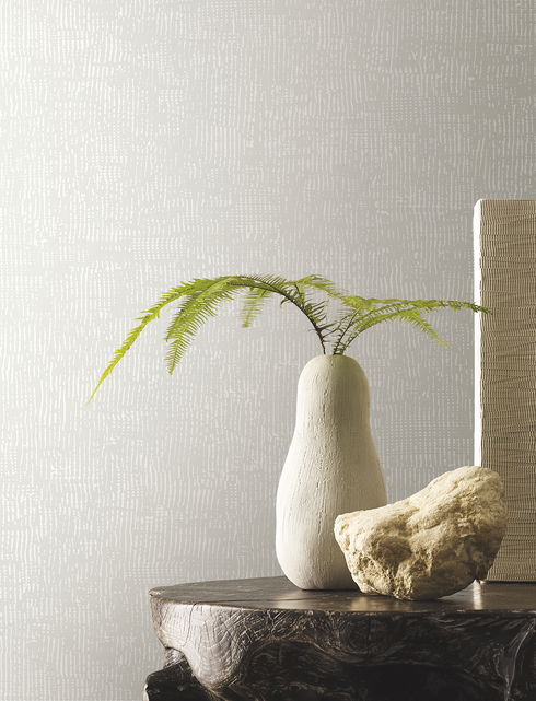 Trabadillo Plaster Salt Wallpaper