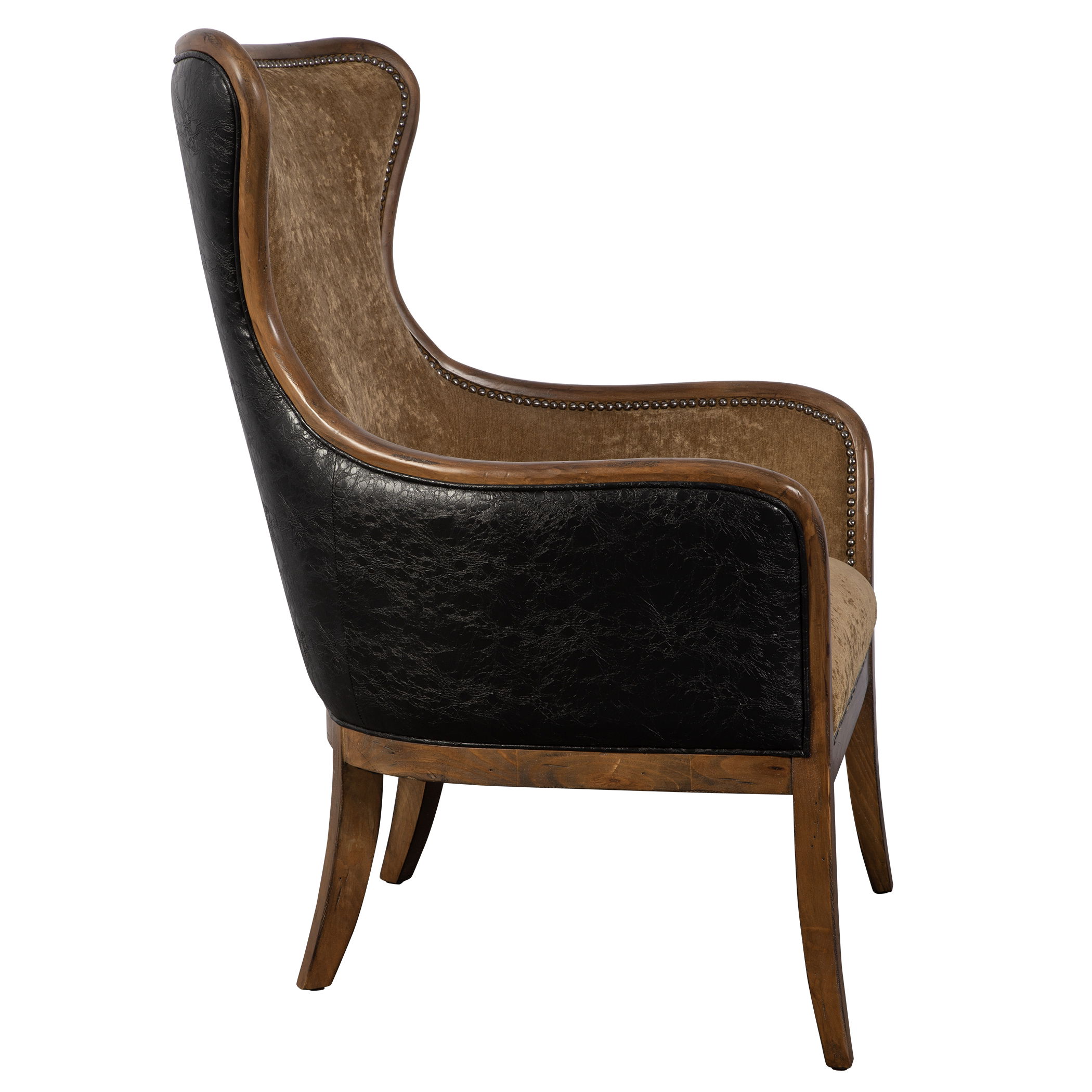 Snowden Tan Wing Chair large image 