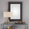 Staveley Rustic Black Mirror, by Uttermost, 30" width x 42" height x 1" depth thumbnail 2