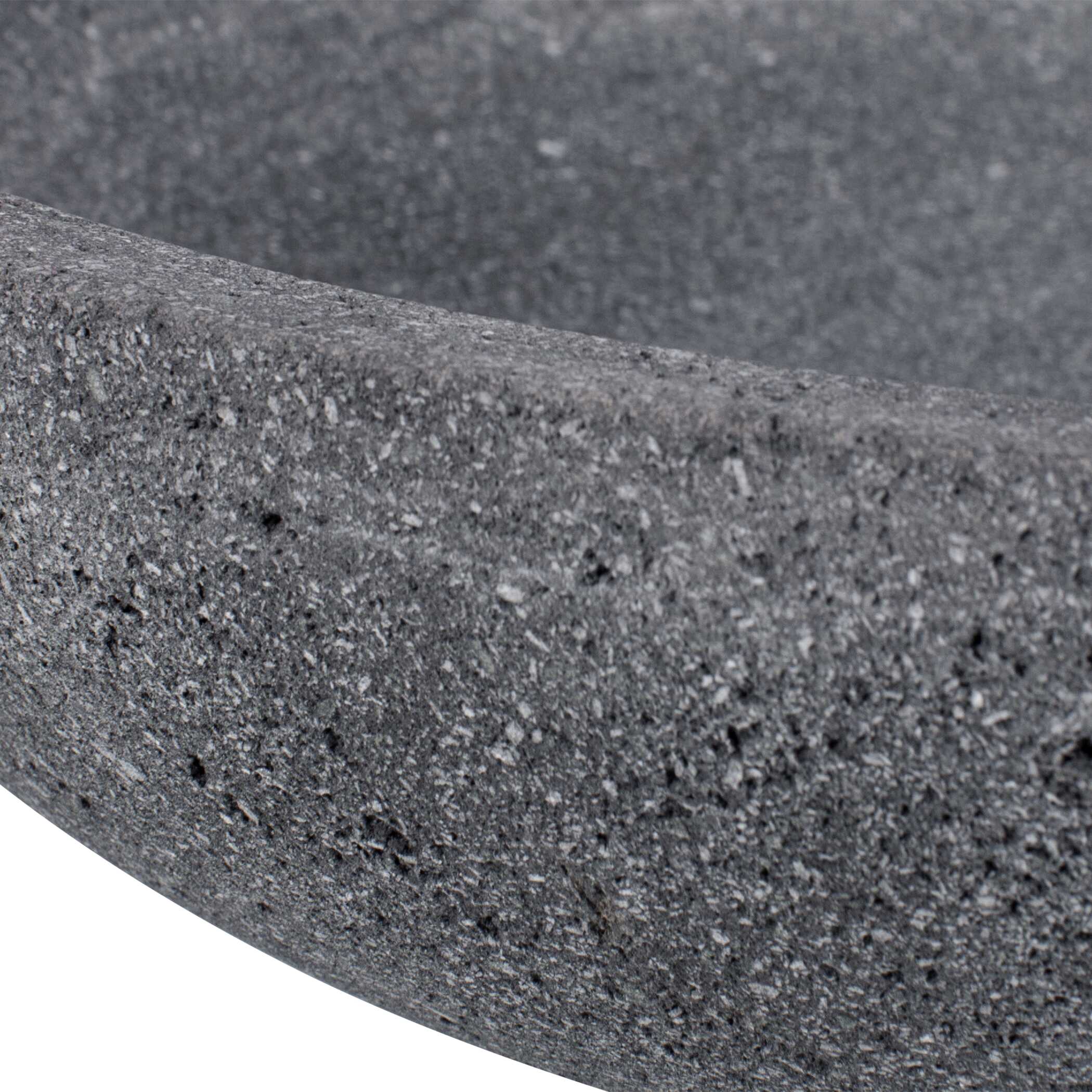 Ashen Earth Outdoor Bowl, Decorative by Uttermost, 16" width x 3.5" height x 16" depth View 6