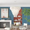 2 - Light Chandelier, by Worlds Away, 30" width x 48" height x 30" depth thumbnail 2