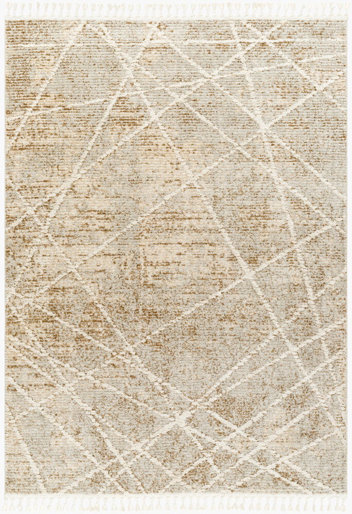 Rudy Machine Woven Rug, by Surya, 1'3.75" length x 1'3.75" width