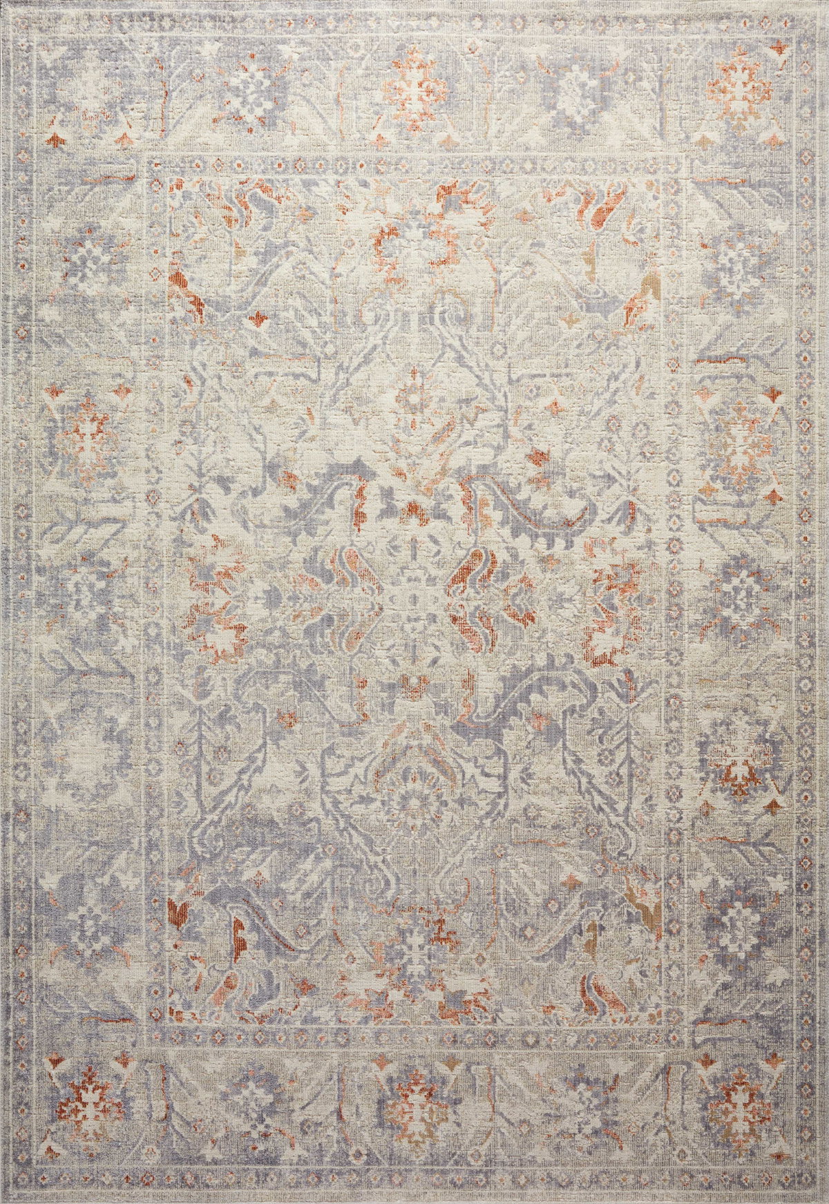 Chris Loves Julia x Loloi Rosemarie Rug, 1'6" length x 1'6" width View 1