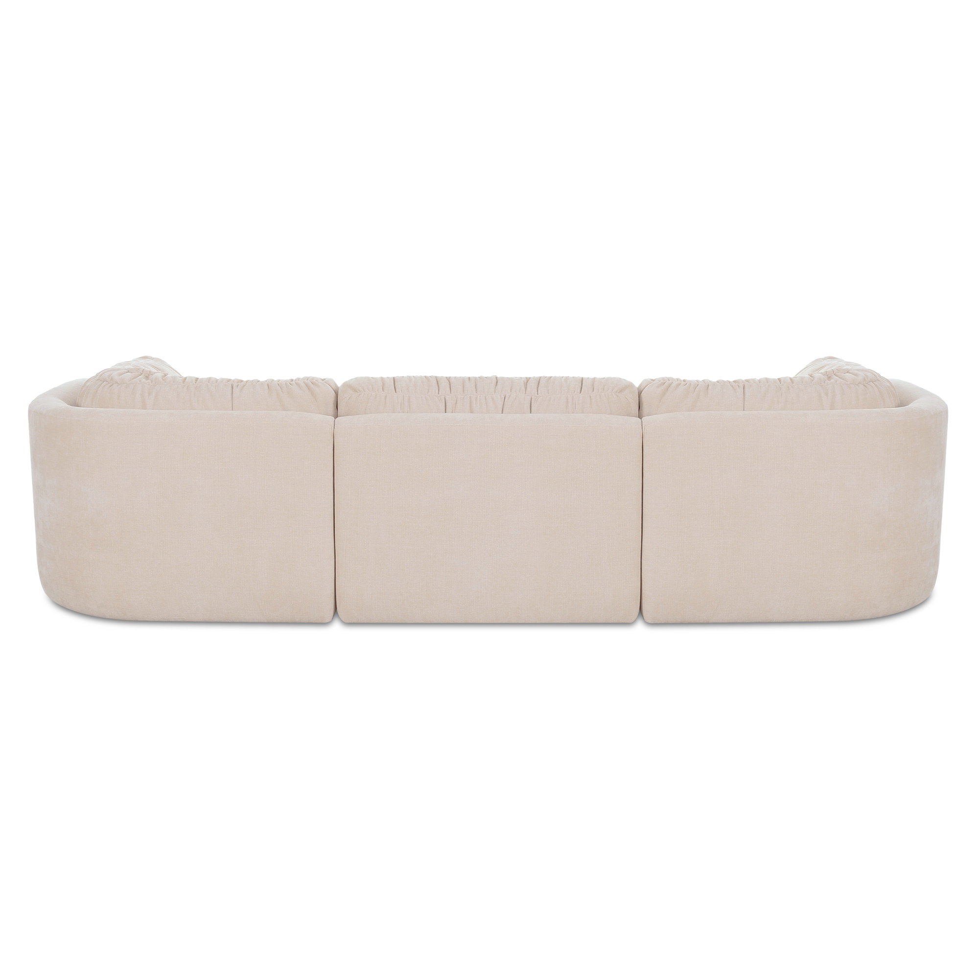 Matina Modular Sofa Oatmeal, Sectional Sofa by Moe's Home, 118" width x 30.7" height x 40.9" depth View 5