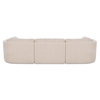 Matina Modular Sofa Oatmeal, Sectional Sofa by Moe's Home, 118" width x 30.7" height x 40.9" depth thumbnail 5