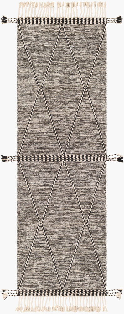 Zanafi Handmade Rug, by Surya, 8' length x 2'6" width