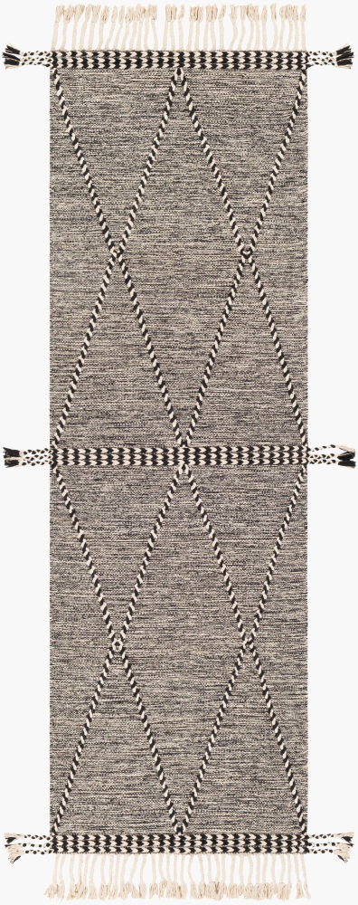 Zanafi Handmade Rug, by Surya, 8' length x 2'6" width