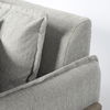 Roy I 84' Frost Gray Upholstered Three Seater Sofa thumbnail 10