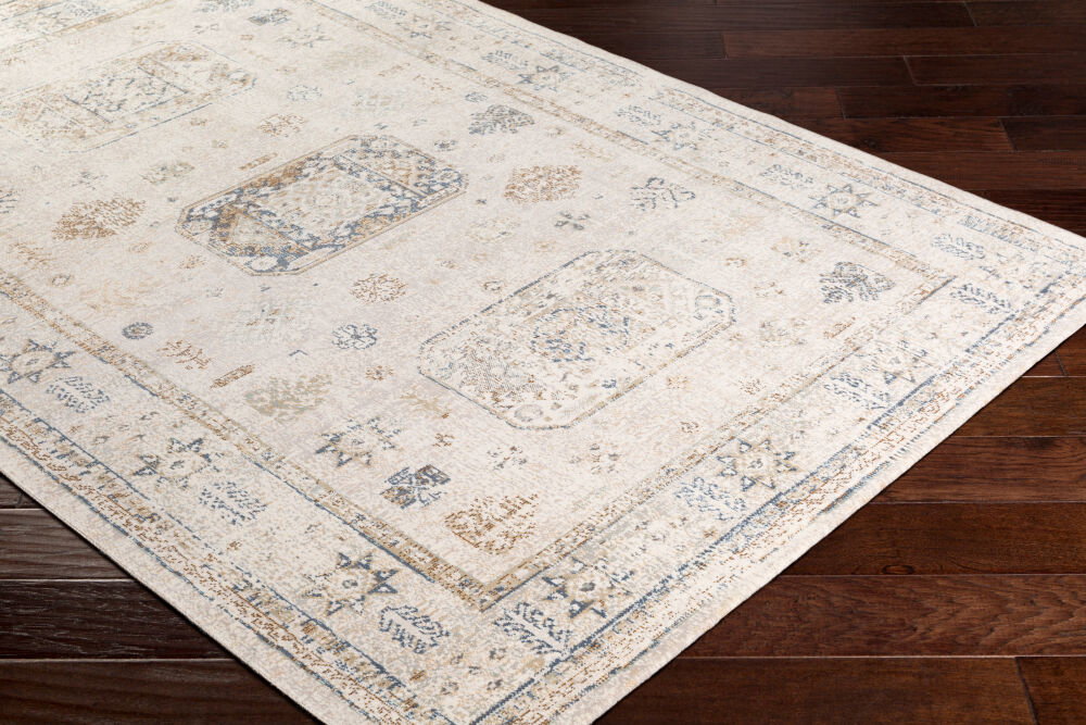 Stonewashed Machine Woven Rug, by Surya, 2'11.43" length x 1'10.83" width
