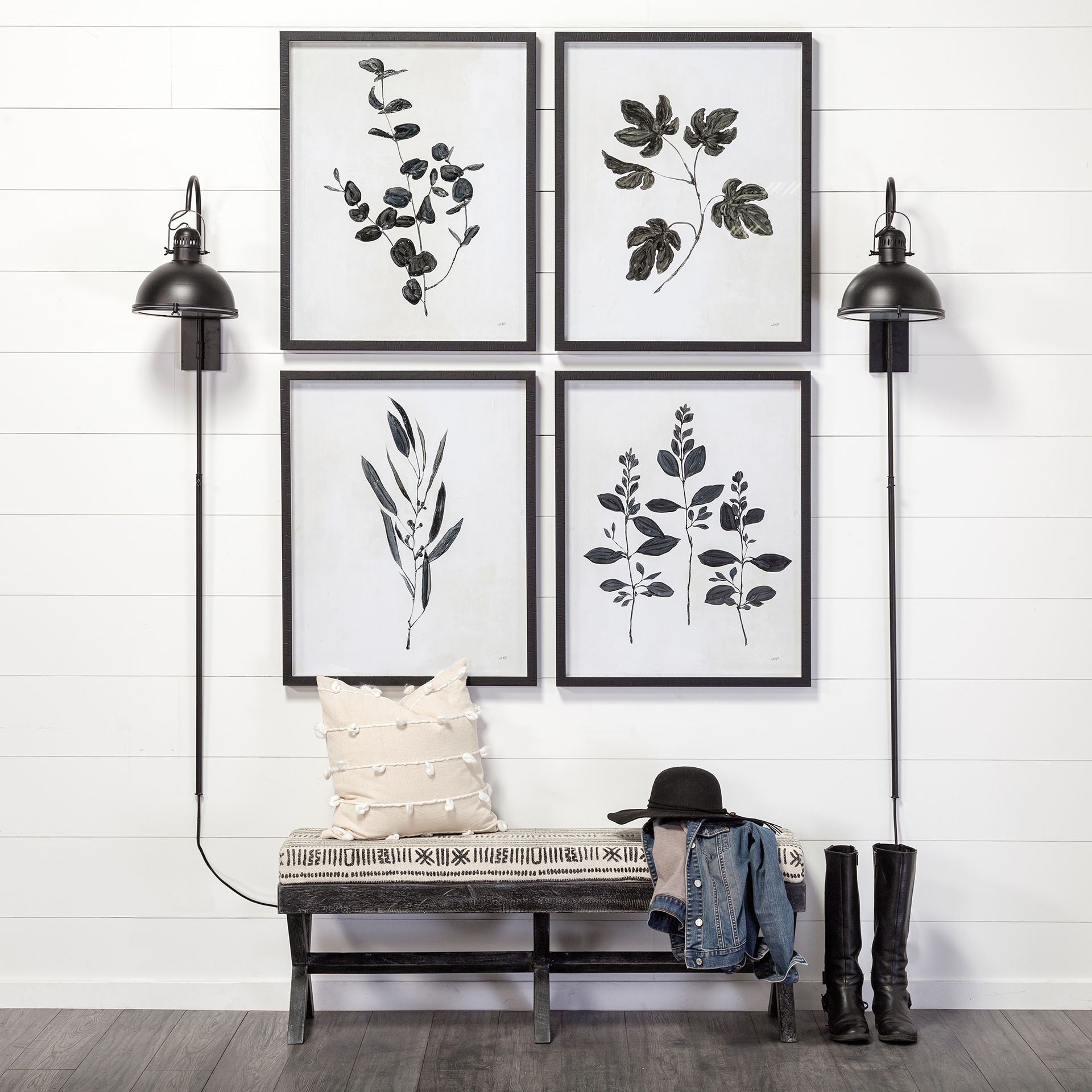 Erica 20 x 20 Cream With White Detail Decorative Pillow Cover, by Mercana, 20" length x 20" width x 0.2" height View 2