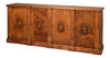 Crested Wall Cabinet,Noce Anticato, Cabinets & Sideboard by Sarreid, 96" length x 18" width x 39" height thumbnail 1
