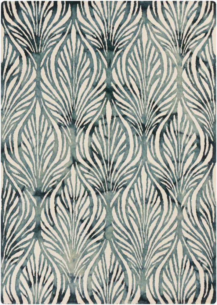 Belladonna Handmade Rug, by Surya, 1'6" length x 1'6" width