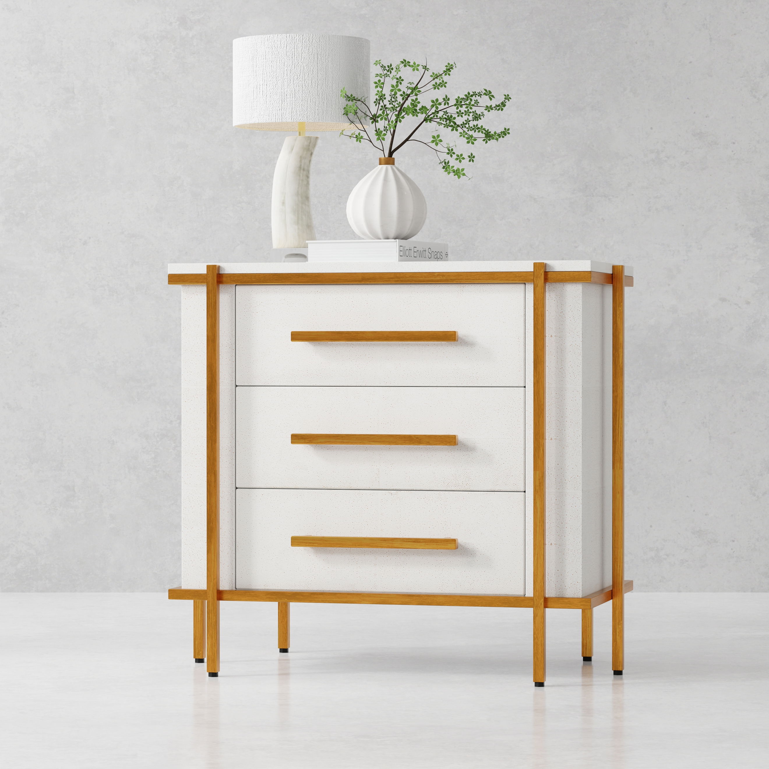 Blakely Night Stand  Osprey White large image 