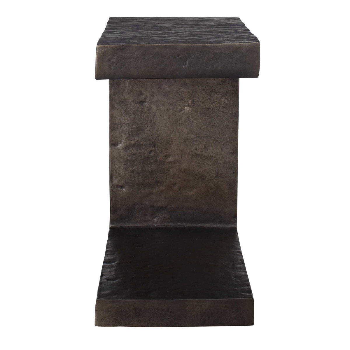 Obra Bronze Outdoor Side Table, Outdoor Table by Uttermost, 1'8" width x 1'10" height x 1' depth View 4