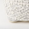 Farida 6.0L x 16.0W x 16.0H Light Gray Wool and Polyester Patterned Pouf thumbnail 7