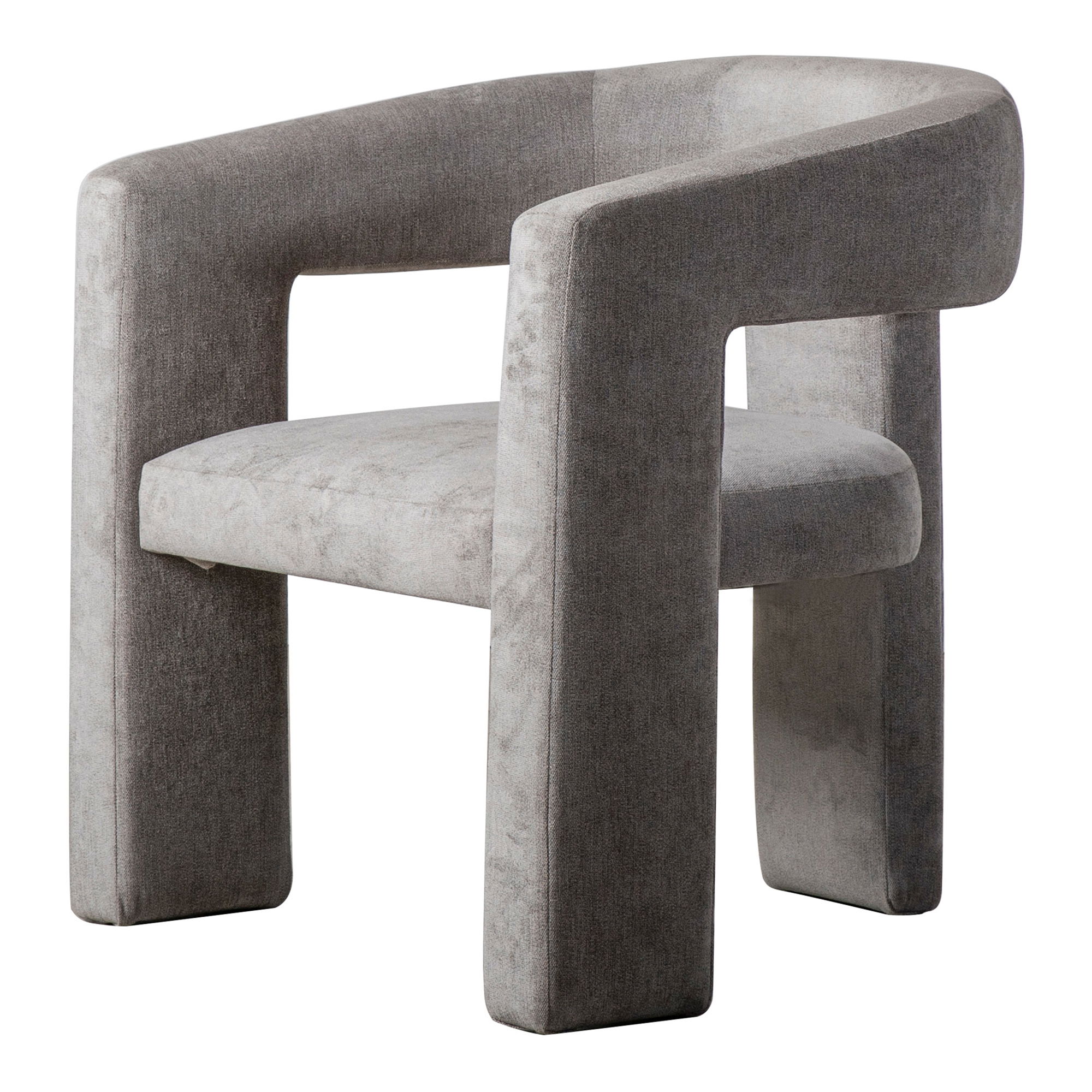 Elo Chair Light Grey, Accent Chair by Moe's Home, 29" width x 32" height x 28" depth View 2