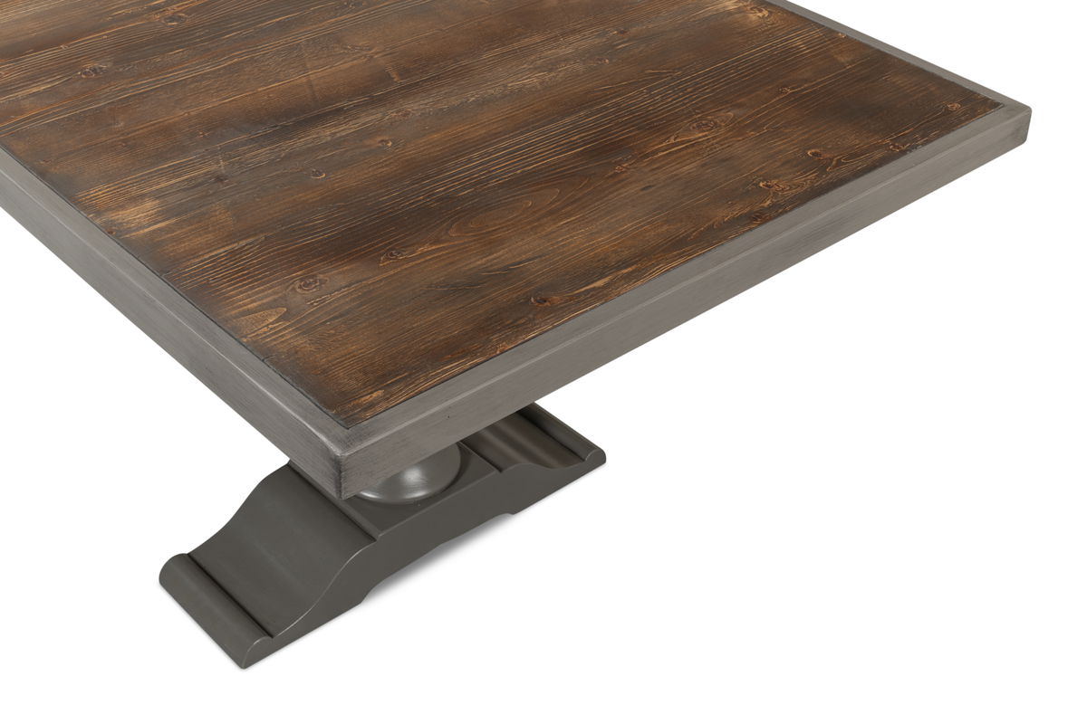 Rectangular Dining Table  As Shown, by Sarreid, 3'4" length x 9' width x 2'6" height View 6