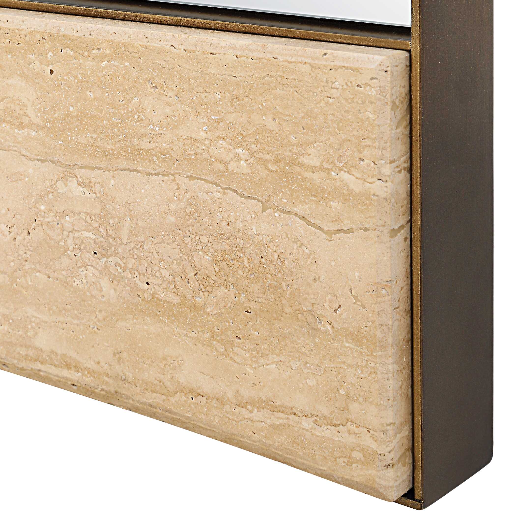 Russo Oversized Modern Mirror, by Uttermost, 30" width x 81.25" height x 1.87" depth View 6