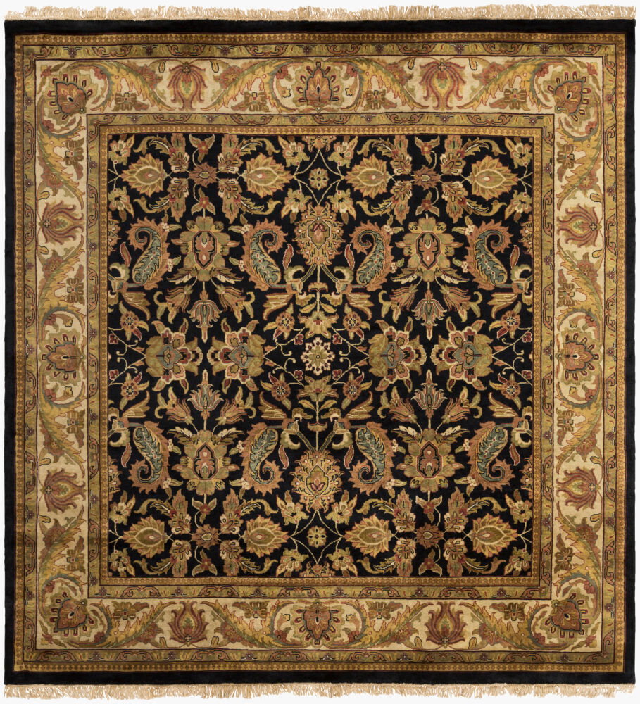 Taj Mahal Handmade Rug, by Surya, 8' length x 8' width