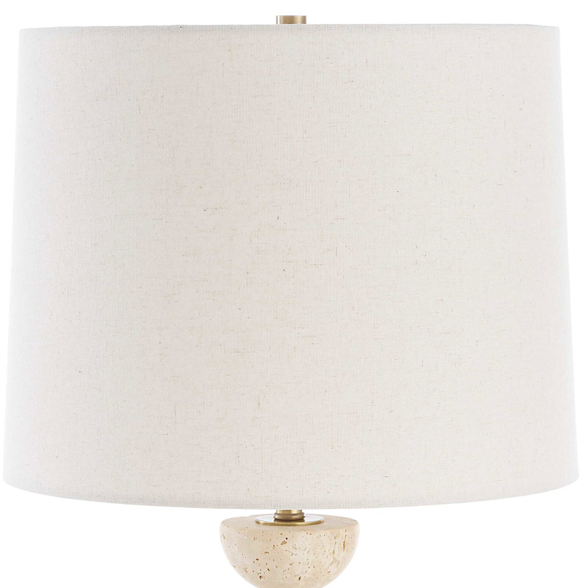 Hemisphere Brass Buffet Lamp, Table Lamp by Uttermost, 13" width x 36.5" height x 13" depth View 6
