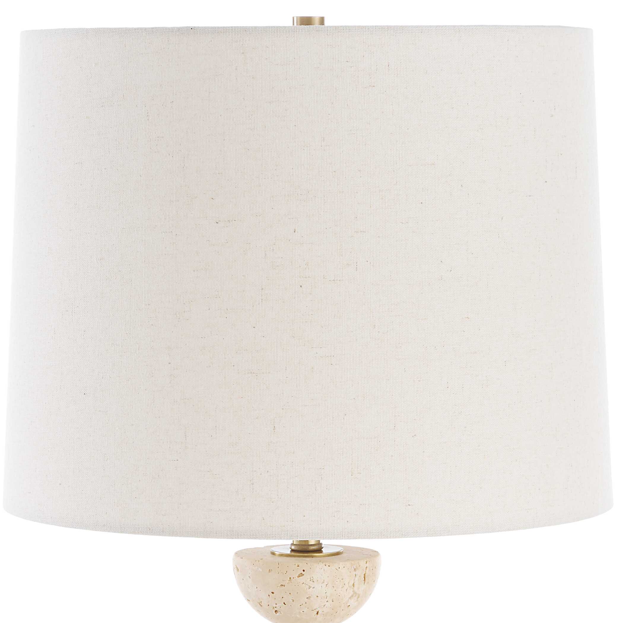 Hemisphere Brass Buffet Lamp, by Uttermost, 13" width x 36.5" height x 13" depth View 6