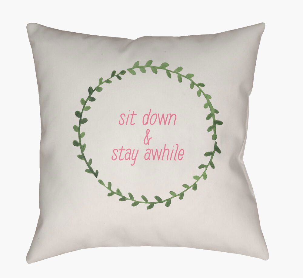 Stay Awhile Accent Pillow large image 