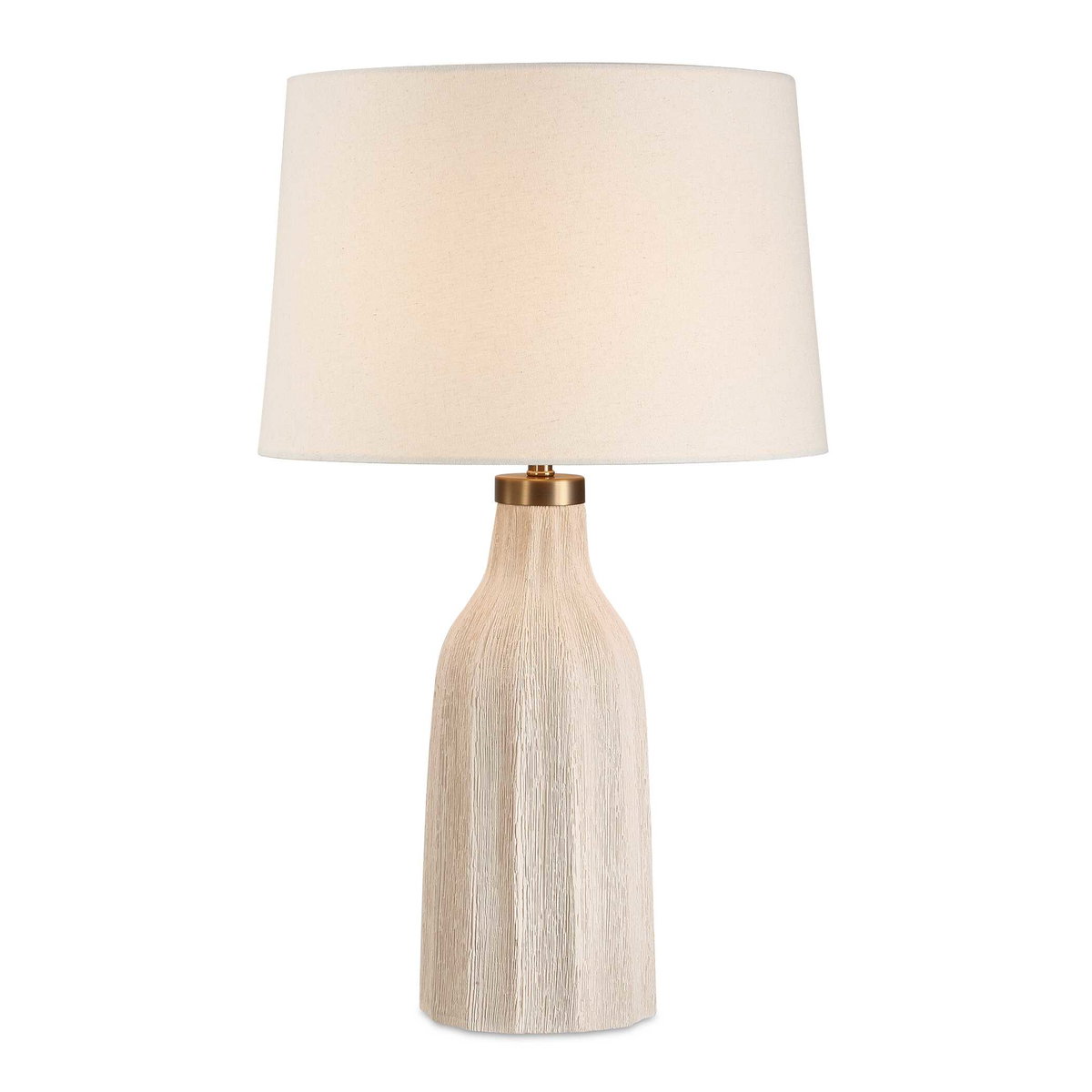 Maddox Textured Off White Table Lamp, by Uttermost, 17" width x 28.5" height x 17" depth View 1
