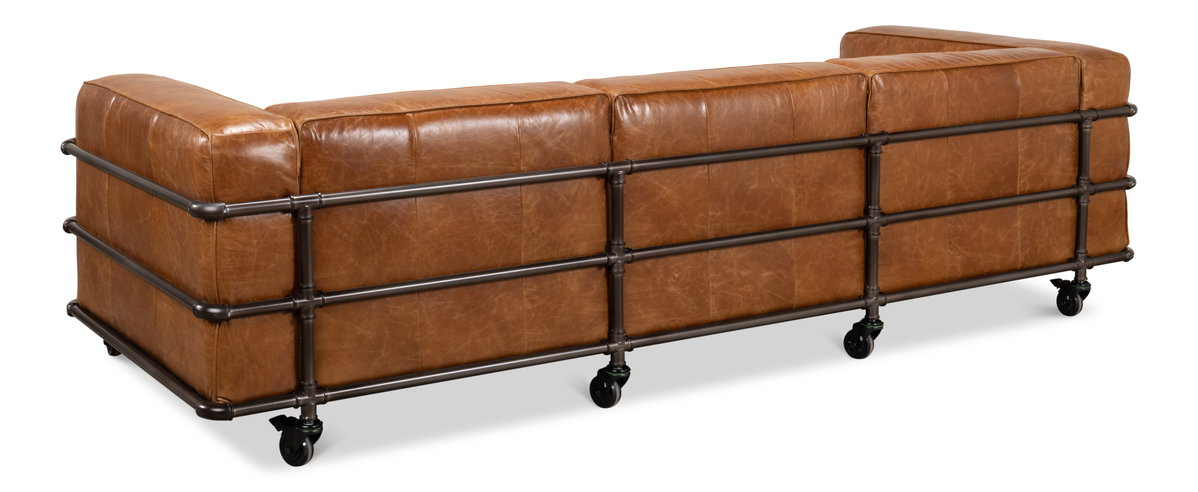 Antwerp Sofa, by Sarreid, 3'4" length x 8'6" width x 2'4" height View 11