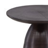 Wilhemina Side Table Copper, Side & End Table by Dovetail, 19" width x 22" height x 19" diameter x 19" depth thumbnail 3