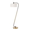 Irwin Curved Brass Floor Lamp thumbnail 4