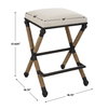 Firth Rustic Oatmeal Counter Stool, Counter & Bar Stool by Uttermost, 18.75" width x 27.62" height x 18.75" depth thumbnail 3