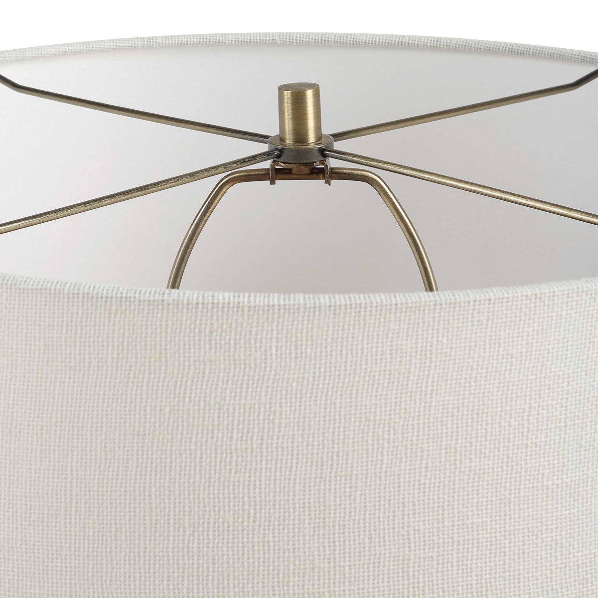 Rya Ceramic Table Lamp, by Uttermost, 17" width x 23.75" height x 17" depth View 6