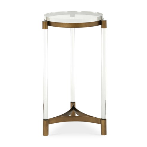 Pereira Round Acrylic Accent Table