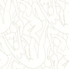 Head over Heels Gold Metallic Peel & Stick Wallpaper, by York Wall, 20' length x 1'8.5" width x 0.02" depth thumbnail