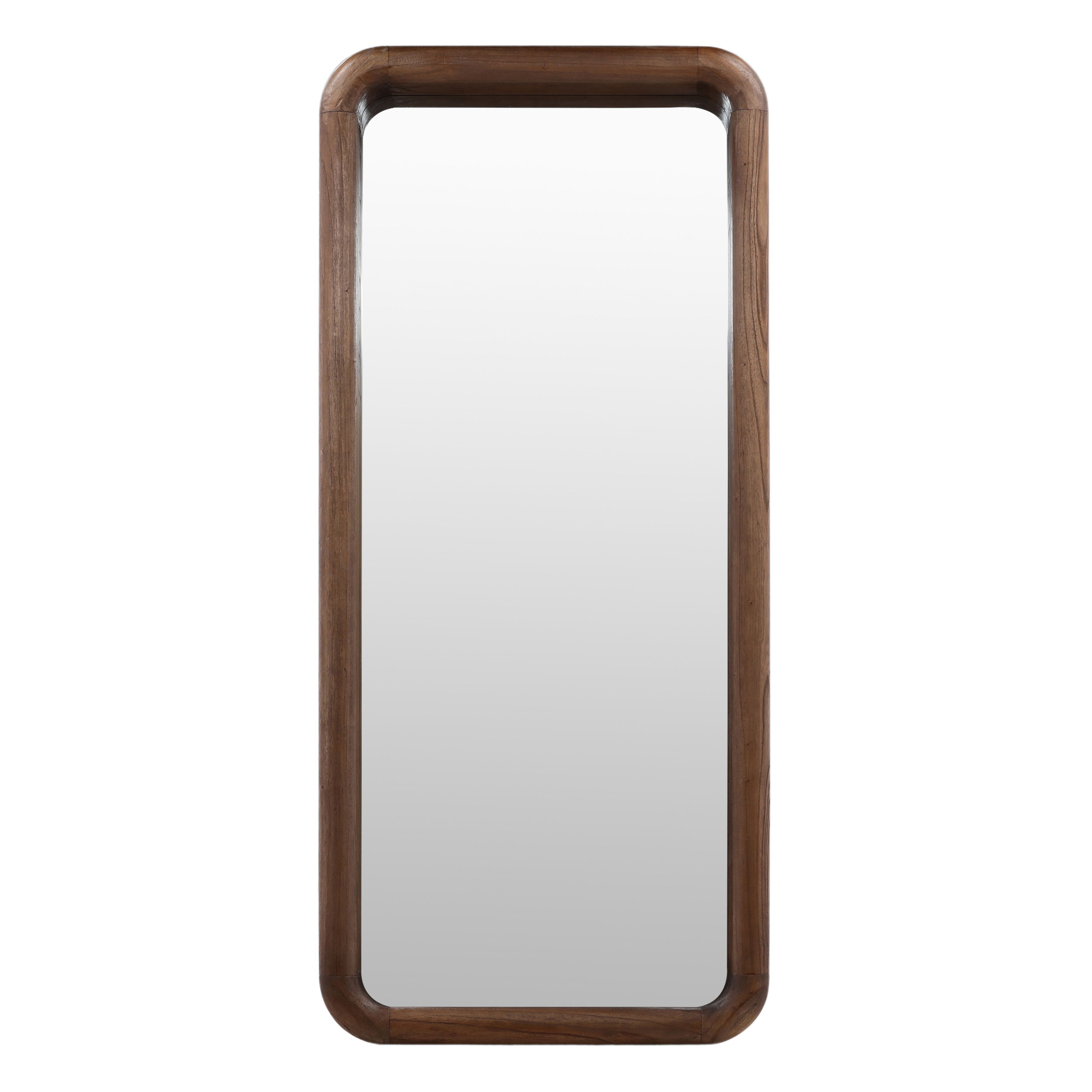 Vanessa Mirror Brown Large, by Dovetail, 37.8" width x 85.04" height x 6.3" depth View 1