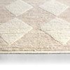 Jaipur Living Medak KEO14 Handknotted Striped White and Tan Area Rug, 6' width x 9' height x 0.33" depth thumbnail 2